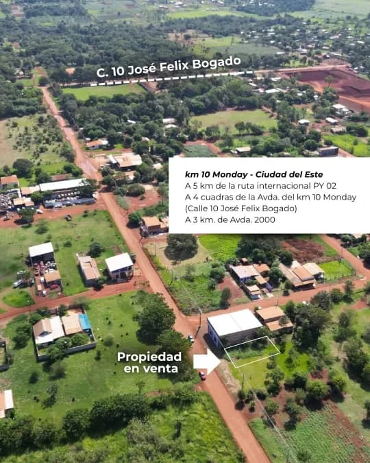 Terreno de 360 m² à venda em Ciudad del Este
